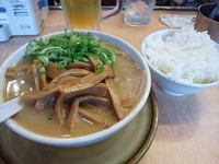 「ミニラーメン　ライスセット　５６０円」@天下一品 三郷店の写真