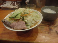 「濃菜麺大盛＆野菜大盛＋ライス」@濃菜麺 井の庄の写真