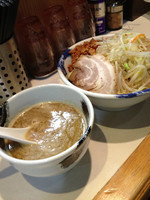 「野菜辛肉つけ麺」@麺屋 扇 SENの写真