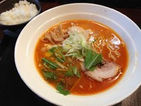 「【限定】カニ玉味噌らーめん 850円＋ライス100円」@麺処 福吉 本店の写真