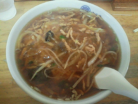 「肉絲タンメン 780円」@中華 十八番の写真