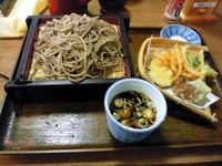 「もり(大)　￥700+￥100(大盛り)」@そば処 けやき 道の駅 霊山たけやまの写真