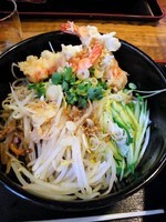 「味噌だれぶっかけそば　￥850」@かごや 中之条支店の写真