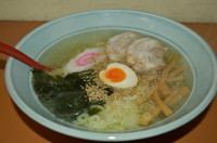 「塩ラーメン中盛り　630円」@青竹手打ラーメン むらいちの写真