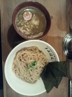 「特製梅香る煮干つけめん(並)(あつもり)」@江戸前煮干し中華そば きみはん 総本店の写真