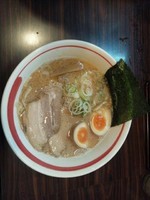 「味玉ラーメン(太麺)」@ラーメン長山の写真