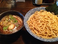 「味玉入つけめん」@つけ麺 花みずきの写真