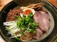 「【夜の部】まぜそば（大盛り）￥800」@あぢとみ食堂の写真