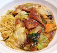 「スタミナ冷し700円　麺半分-50円」@スタミナラーメン 馬しゃ屋の写真