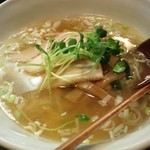 「塩らーめん　６８０円」@麺屋 げんぞうの写真