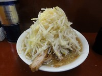 「小ブタ　750円　野菜　ニンニク　脂」@RA-MEN ICHIの写真