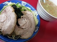 「ネギつけめん・醤油 ７５０円 ※酢抜き」@ラーメンショップ 卒島店の写真