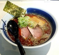 「辛い煮干ラーメン(ｶﾗﾆﾎﾞ)　@750円」@らー麺 山さわの写真