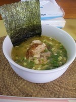 「鳥白湯麺」@龍門瀑の写真