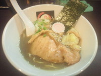 「10倍にぼしそば（1周年記念限定）850円+和え玉150円」@おおぜき中華そば店の写真