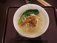 「鶏肉ザーサイ麺（塩味）」@中華の鉄人の写真