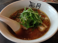 「しそ醤油らーめん　６８０円」@麺屋彩月の写真