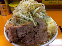 「小ラーメン（アブラ以外マシマシ）」@ラーメンエース 八王子店の写真