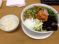 「神無月の一杯　ブタそば　味噌の陣　スネ大＋トッピング③」@MENYA 食い味の道有楽の写真