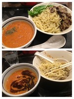 「【メルマ限】キノコたっぷりのトマトチーズつけ麺・大、850円」@INOSHOWの写真