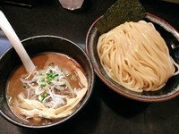 「濃厚つけ麺（中盛）\780」@麺処 晴の写真