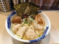 「限定、海老ワンタンメン」@麺屋 扇 SENの写真