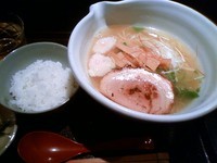 「塩ラーメン+半飯」@麺処 銀笹の写真