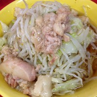「小ラーメン（麺少なめ　アブラ）650円」@ラーメン二郎 茨城守谷店の写真