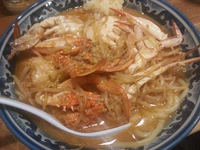 「【本日限定】ワタリガニの濃厚みそラーメン」@ラーメンアキラの写真