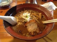 「こがし黒味噌らーめん750円」@水戸家らーめん 元祖六本木の写真