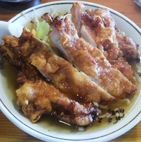 「からあげらーめん ８００円」@水戸家らーめん 元祖六本木の写真