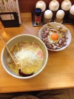 「特製塩ラーメン&チャー玉丼」@麺飯処 ふざんの写真