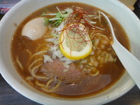 「牛麺＋味玉」@麺屋月虹の写真