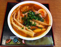 「カレー中華そば＋メンマ」@麺喰い メン太ジスタの写真