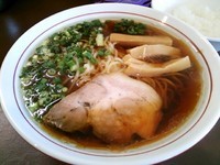 「中華そば580円＋小ライス50円」@らーめんエックスの写真