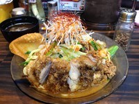 「【限定】シビレ坦々冷やし、スープ付、750円」@丸め～背脂煮干～の写真