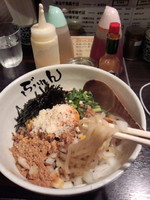 「特製まぜそば780円」@濃厚豚そば ぶれんの写真