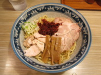 「海老辛油そば（中盛）：700円」@秋葉原つけ麺 油そば 楽の写真