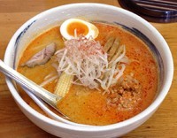 「担々麺(数量限定)＋半ごはん(900円＋100円)」@らーめん流の写真