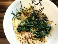 「まぜそば＋ほうれん草」@豪天の写真