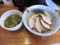 「チャーシュー淡麗塩つけ麺（中盛）」@塩つけ麺 灯花の写真