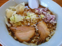 「豚と魚介の味噌+やすこトッピング」@力丸の写真