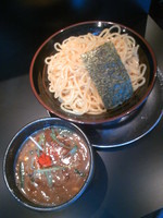 「つけ麺（中盛）８００円」@豚骨味噌ラーメン じゃぐら 野方本店の写真