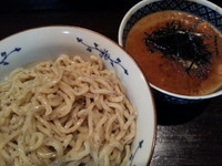 「辛つけ麺(大盛・350g)850円(クーポンで大盛無料)」@麺家 かもん 連雀町店の写真