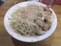 「油そば（あぶら・ニンニク少し）」@ラーメン髭の写真