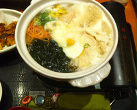 「和風だしの鍋焼きラーメン」@和食さと 吹田岸辺店の写真