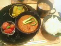 「精進カレー定食(950円)」@こまきしょくどうの写真