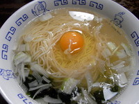 「月見タンメン」@花水ラオシャン 横内店の写真