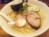 「【10/12～10/24限定】カマス煮干そば￥850」@中華そば田家 ふくふくの写真