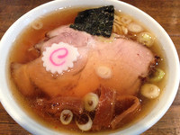 「地鶏中華そば正油」@麺屋 浦島太郎の写真